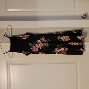 Lush Floral Swing Dress with keyhole back / Size Large / Like-new used c…